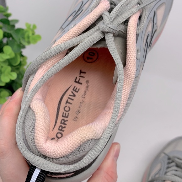 Gravity Defyer Sneakers Womens 10 Gdefy Ion Athletic Pink Gray TB9002FGP-M - Picture 12 of 14